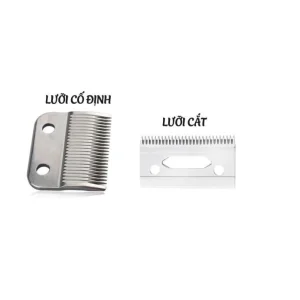 Bộ Lưỡi Thay Thế Bằng Thép Không Gỉ Cho Tông Đơ Kemei KM 2600 - Ảnh 6