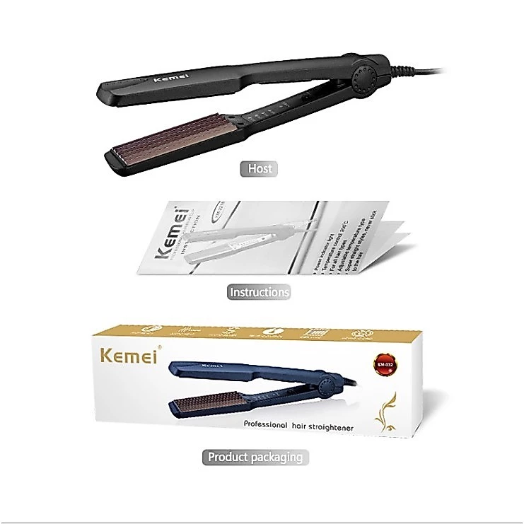 Máy Bấm Tóc Chuyên Nghiệp Chỉnh nhiệt Kemei Km 332 - Ảnh 3