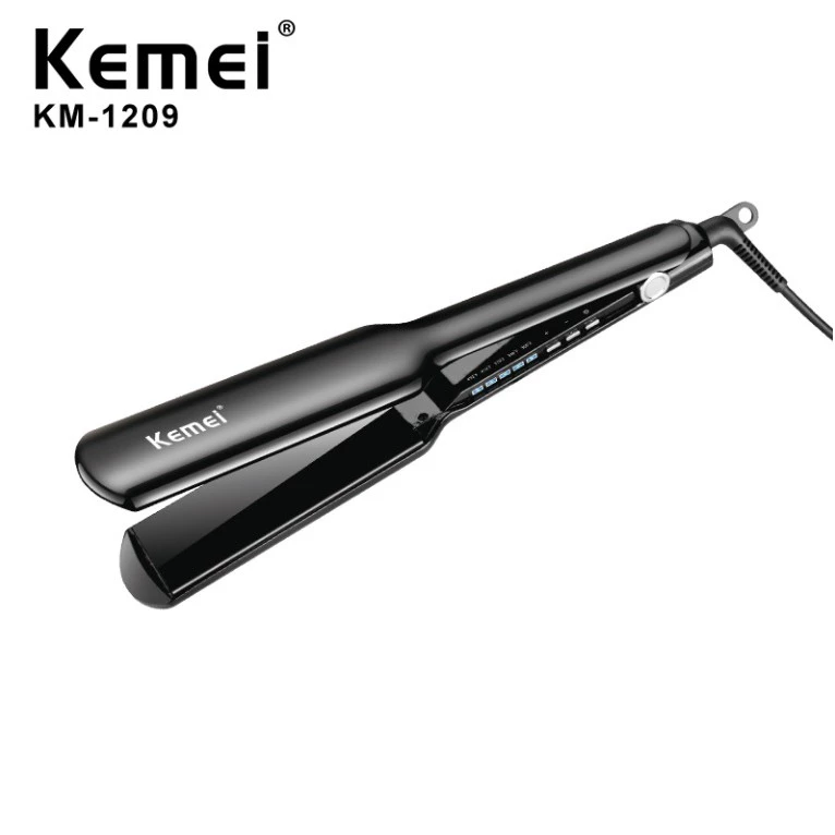 Máy Duỗi Tóc Chỉnh 5 Mức Nhiệt Cao Cấp 55W Kemei Km 1209