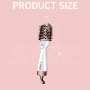 Lược Tạo Kiểu Kemei Da Năng Kiêm Sấy Làm Phồng Kemey Km 565 - Ảnh 6