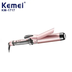 Máy Uốn Trục Phủ Protein Cung Cấp Ion Bảo Vệ Tóc Size 40mm Kemei Km 1717
