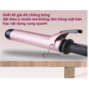 Máy Uốn Trục Phủ Protein Cung Cấp Ion Bảo Vệ Tóc Size 40mm Kemei Km 1717 - Ảnh 7