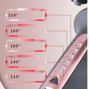 Máy Uốn Tóc Trục Siêu To Size 40 Phủ Ceramic Cao Cấp Màn Hình LCD Kemei Km 1717 - Hàng Chính Hãng - Ảnh 5