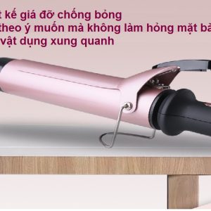 Máy Uốn Tóc Trục Siêu To Size 40 Phủ Ceramic Cao Cấp Màn Hình LCD Kemei Km 1717 - Hàng Chính Hãng - Ảnh 4